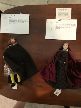 Vintage Liberty Of London Cloth Doll.  King Henry Iii And Eleanor Of Provence.