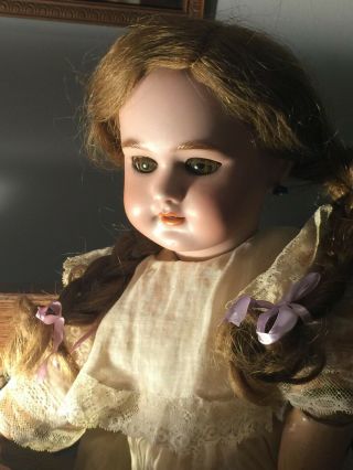 Antique French Dep 8 Tete Jumeau Doll Magnifique
