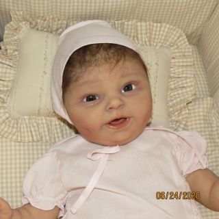 Full Body Anatomically Correct Silicone Baby Girl Hannah By Bonnie Sieben 21 "