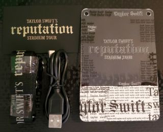 Taylor Swift 2018 Reputation Tour In Led Laminate Pass Vip Never Opened.