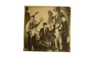 The Talking Heads Poster Band Shot David Byrne Old