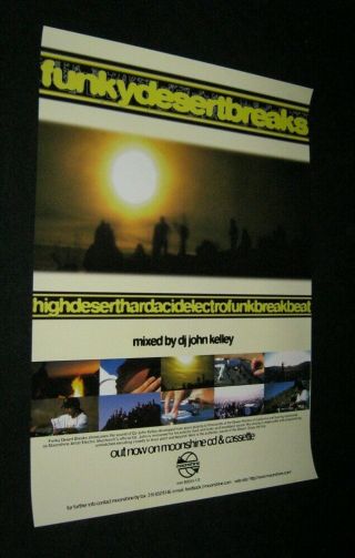 Orignl Dj John Kelley Funkydesertbreaks Advance Album Release Promotional Poster