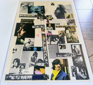 The Beatles White Album Poster W/ Lyrics Insert Vintage 1968 From Swbo - 101 Lp