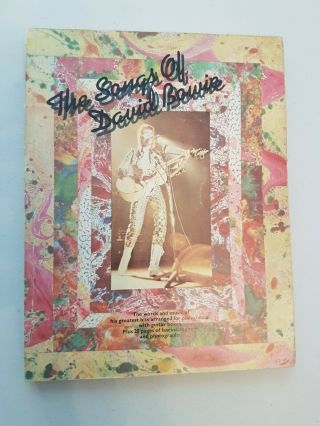 David Bowie The Songs Of Very Rare Song Book Very Rare 1973 Us
