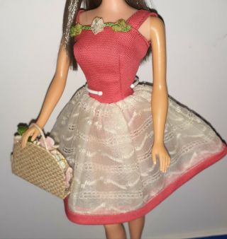 Vintage Barbie Japanese Exclusive Tagged Dress,  Tote & OT Japan Heels - No Doll 2