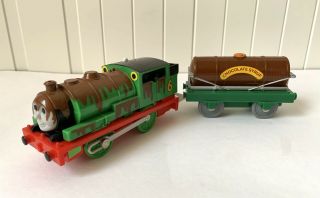 Percy Chocolate Covered Thomas & Friends Trackmaster Motorized Engine 2006