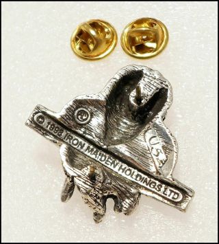 Iron Maiden 1998 Alchemy Pin Pinback Badge 2