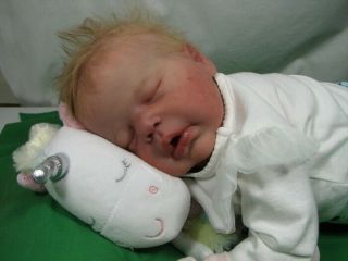 Cassie Brace " Alexis " Reborn Baby Girl Sleeping Doll By Sweet Sparkle Nursery