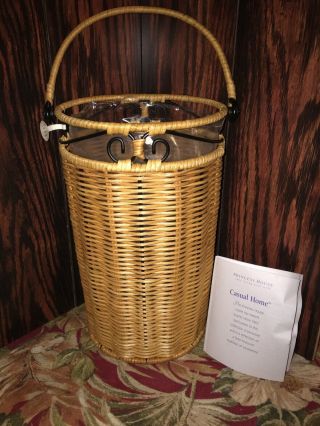 Princess House Casual Home Cylinder Basket -