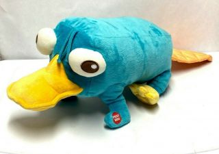 Disney Store Perry The Platypus 18” Sound Plush Stuffed Seal Phineas Ferb