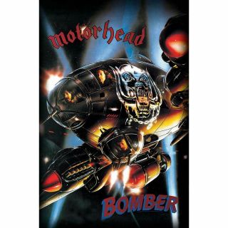 Official Licensed - Motorhead - Bomber Textile Poster Flag Metal Lemmy