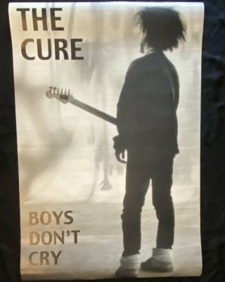 The Cure “boys Don’t Cry” Giant 58x39” Poster Black & White