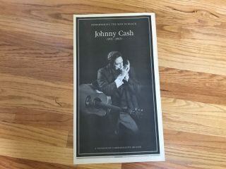 Johnny Cash Newspaper Sept 13 2003 Tennessean Commemorative Section Man In Black