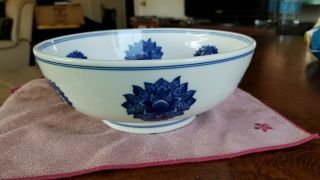 Vintage Blue And White Porcelain Tiffany&co Bowl