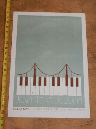 2010 Jamie Cullum Fillmore Concert Poster F1048,  Brad Kayal Art