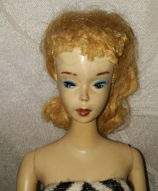 Vintage Blonde Ponytail Pony Tail Barbie Doll 3 Read $299.  99