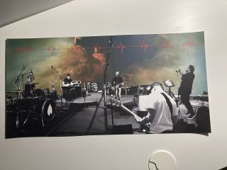 Pearl Jam Gigaton Lithograph Promo Poster Rare Eddie Vedder Indie 24”x12” Read