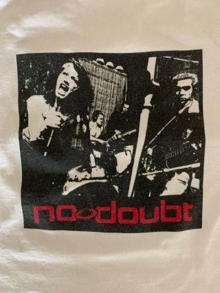 No Doubt Vintage 3/4 Sleeve Promo T - Shirt Extra - Large
