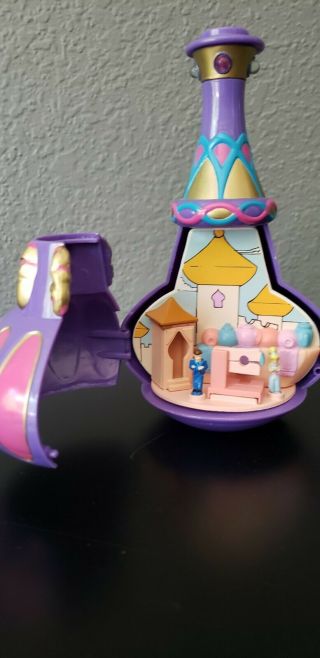 1996 I Dream Of Jeannie Magical Playset Purple Bottle.  2 Dolls Trendma