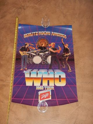 Vintage,  The Who 1982 Tour Concert Poster,  Schlitz Rocks America