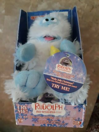 Rudolph The Red Nosed Reindeer Bumble Abominable Snowmonster Gemmy Animated