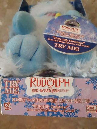 Rudolph The Red Nosed Reindeer Bumble Abominable Snowmonster Gemmy Animated 2