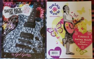 2 Daisy Rock Guitars Namm 2007 & 2008 Catalogs Books Magazines