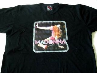 Madonna Confessions Dance Floor Black T - Shirt Adult Xl New/unused