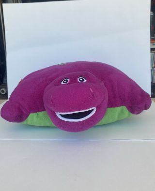 Barney The Purple Dinosaur 18” Plush Pillow Pet 2