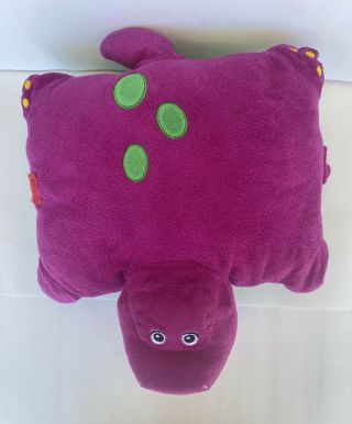Barney The Purple Dinosaur 18” Plush Pillow Pet 3