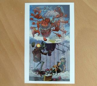Robert Williams Appetite For Destruction Vintage Postcard Guns N Roses 80 