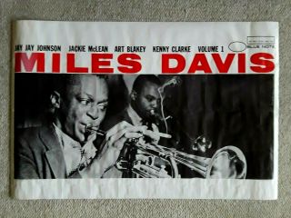 Miles Davis Record Store Promo Poster 37 X 25 " Made In England By Gothic Posters