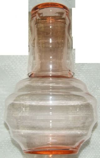 Sweet Pink Depression Glass Tumble - Up Night Set – Decanter & Tumbler - Tough