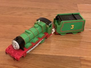 Thomas & Friends Trackmaster Motorized Tank Engine - Henry With Coupled Tender