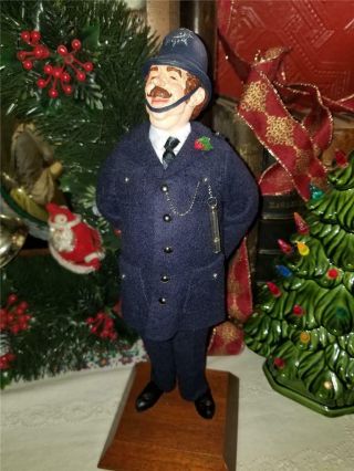 Rare 1996 Simpich Character Doll Handmade Christmas Policeman Officer Bobby 13 "