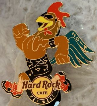 Hard Rock Cafe Key West 2014 Running Rooster With Hrc Logo Pin Le 300 Hrc 77612