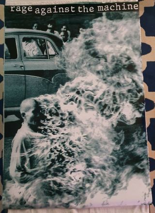 2009 Rage Against The Machine - The Burning Monk - Maxi Poster - 91 X 61cm