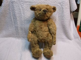 Antique Steiff 15 Inch Jointed Mohair Teddy Bear Complete
