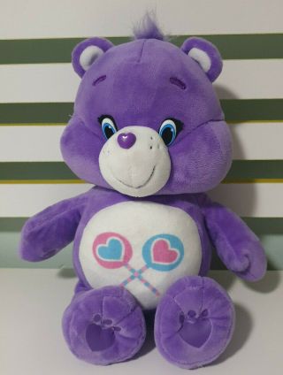 Care Bear Hug And Giggle Share Bear Plush Purple Carebear 2017