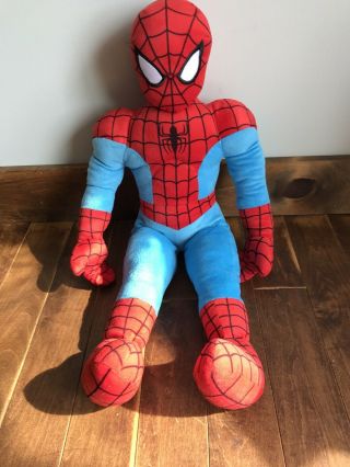 Marvel Avengers Plush Ultimate Spiderman 25 " Stuffed Soft Spider - Man Authentic