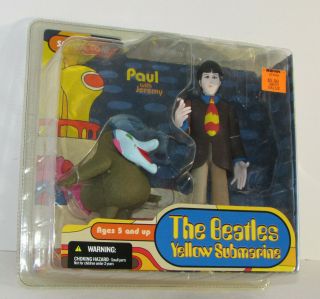The Beatles Yellow Submarine 2004 Paul With Jeremy Action Figure Nos Mcfarlane
