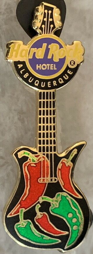 Hard Rock Hotel Albuquerque 2010 Red Hot Chili Peppers Guitar Pin - Hrc 56478