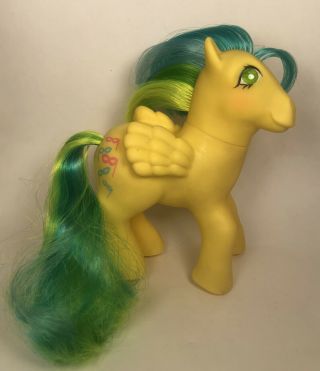 Vintage G1 My Little Pony Masquerade Pegasus Twinkle Eyed Gem Mlp - 1985