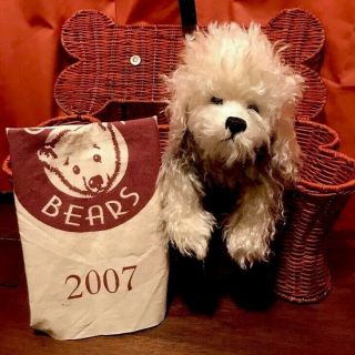 Extremely Rare 2007 Charlie Bear Abel 13/300 Tags & Toto Bag