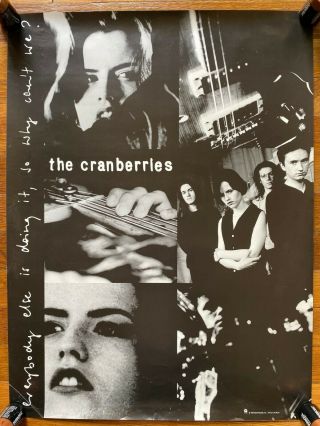 The Cranberries Everybody Else.  Rare Double Sided Promo Poster 1993