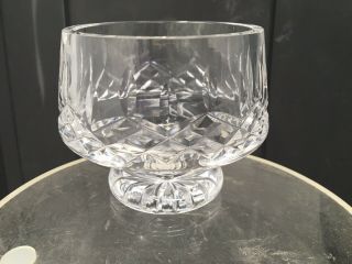 Vintage Waterford Crystal Lismore Footed Open Sugar Bowl,  Early Version,  Euc