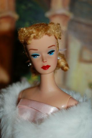 Vintage Mattel 1960 Barbie Doll 850 Ponytail 4 W/ Enchanted Evening