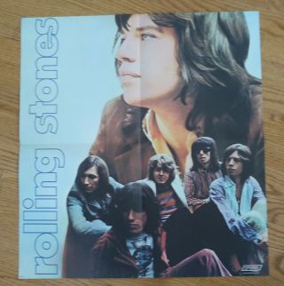 Vintage Rolling Stones Let It Bleed Promotional Poster 24 X 24