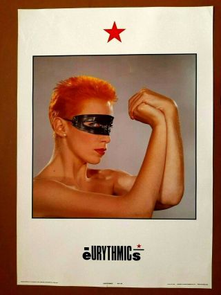 Eurythmics Annie Lennox 1983 Anabas Poster