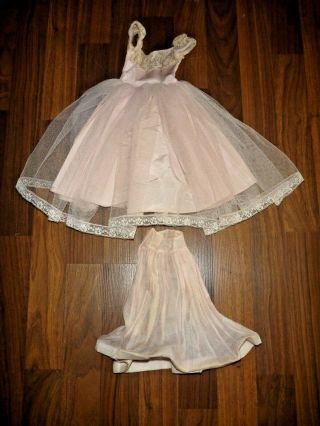 Vintage Madame Alexander 20 Inch Cissy Doll 2 Pc.  Pink Gown
